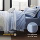 thumbnail image 4 of Bedsure King Comforter Set 7 Pieces, White Blue Striped King Bedding Set Todos, 4 of 9