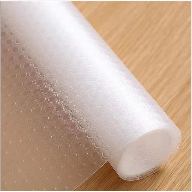 Transparent Drawer Mat, Drawer Storage Accessory, Anti-Slip Mat, Die Cut, Waterproof, for Cupboard, Fridge, Table, Kitchen-30 * 100cm