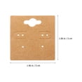 thumbnail image 2 of OFFIGAM 300Ud Tarjetas De Empaque Para Aretes Y Collares Con Papel Kraft Para De Joyería, 2 of 8