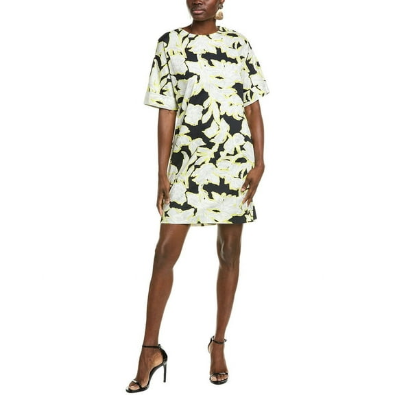 Natori womens Misty Floral Mini Dress, s, Black