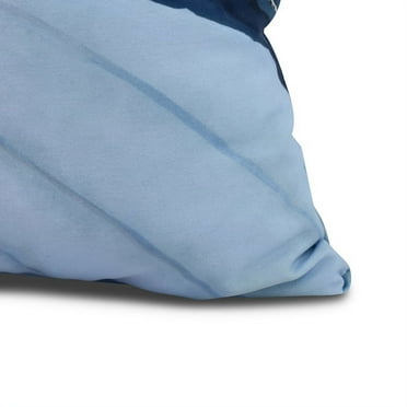 Simply Daisy, 26 x 26 inch, Boat Bow Center, Geometric Print Pillow, Blue