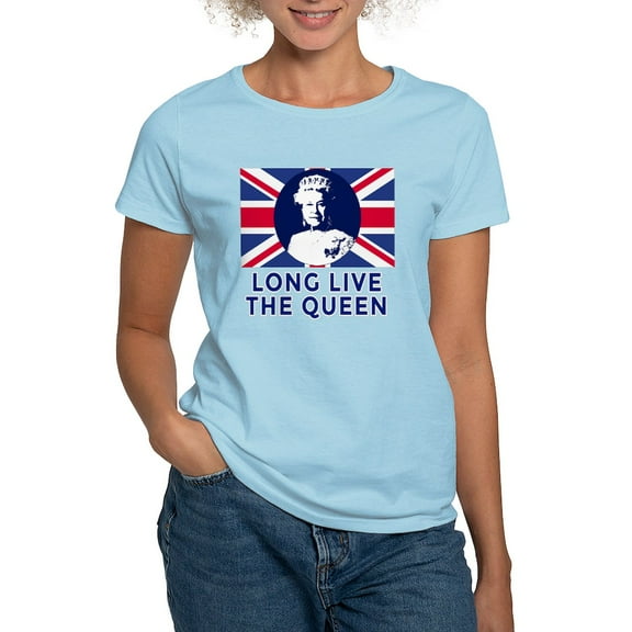 CafePress - Queen Elizabeth II: Long Li Women's Light T Shirt - Women's Classic T-Shirt