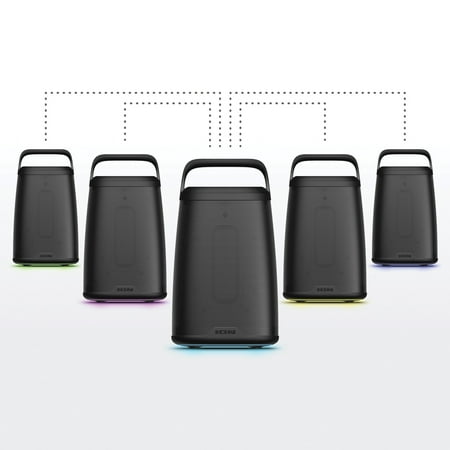ION Audio - Acadia Waterproof Bluetooth Enabled Stereo Speaker with 360° Sound - Black