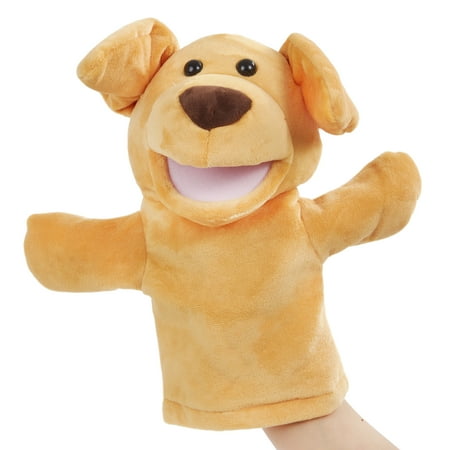 CozyWorld Dog Hand Puppet Puppy Muppets Plush Toys Show Developing Intelligence Gifts for Adults and Kids 10"