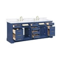 thumbnail image 3 of Design Element Milano 84" Double Sink Bathroom Vanity in Blue, 3 of 5