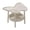 White, variant on odorsTT 2 Tier Modern Multifunctional Butterflies Shaped Side Table Coffee Table with Layered Storage Shelf Bedside Table Study Desk for Living Room Bedroom Office - Pink