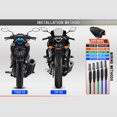 thumbnail image 2 of Labymos Motorcycle Brake Light Tail Lamp with LED Turn Signals RGB APP + A Black, 2 of 8