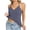 Blue, variant on WRKEKC Cami Tank Tops for Women Lace Trim V Neck Backless Sleeveless Fitted Camisole Casual Layering Tops for Daily