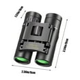 thumbnail image 3 of 8x25 Compact Binoculars, BAK4 Prism Low-Light Vision Optics, Rubber-Armored Portable Telescope for Birdwatching/Concerts/Hiking, 3 of 9