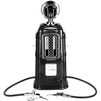 ABCISI 1000cc Liquor Drink Dispenser, Double Guns Wine Beverage Pump, Liquor Alcohol Beer Dispenser Accessories with Vintage Inspired (Black)