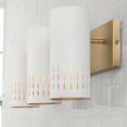 thumbnail image 3 of 3 Light Bath Vanity In Art Deco Style-9.5 Inches Tall And 24 Inches Wide Capital Lighting 150231Aw, 3 of 4