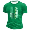 thumbnail image 4 of St. Patrick's Day Graphic T Shirt Casual Crewneck Tee Holiday Celebration Top for Everyday Style Green M, 4 of 4