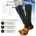 thumbnail image 2 of Heated Socks Electric Rechargeable Battery Powered Socks Men Women Heating Socks, 2 of 5
