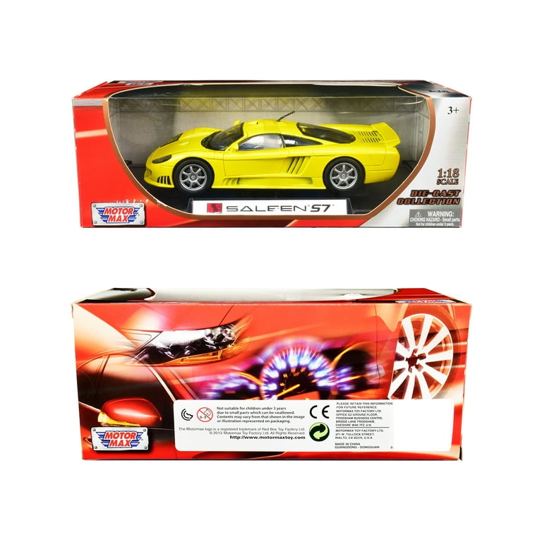 日本全国送料無料商品 特集 Motormax Saleen S7 Yellow 1/18 Scale Diecast Toy Model Car 乗用車