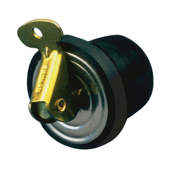 Sea-Dog 520092-1 Brass Baitwell Plug - 1/2"