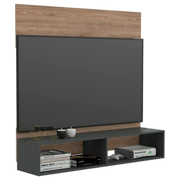 Mueble Panel para TV Hasta 60' Excelsior Miel/Plomo