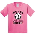 thumbnail image 3 of Inktastic Soccer Sports for Kids Youth T-Shirt, 3 of 5