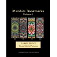thumbnail image 1 of Libro con estampado de punto de cruz, mandala, volumen 1, letra grande, 1 of 1