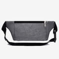thumbnail image 5 of Fashion Women Man Large Capacity Oxford Cloth Handbag Shoulder Bag Crossbody Bag Waist Bag Chest Bags BLACK, 5 of 8