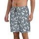 thumbnail image 2 of Balery Poodle Dog Traje de Baño Estilo Hawaiano para Hombre, Shorts de Secado Rápido con Bolsillos-Large, 2 of 6