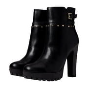 GBG Los Angeles Elinor2 Black GGELINOR2-001 Womens Size 8