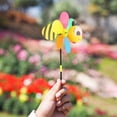 thumbnail image 2 of 18Pcs Bee Wind Spinners Pinwheels 3D Animal Windmills Garden Stakes Ornaments for Lawn Yard Patio Party Decor,18 x 3D Bee windmill,Multicolor, 2 of 8