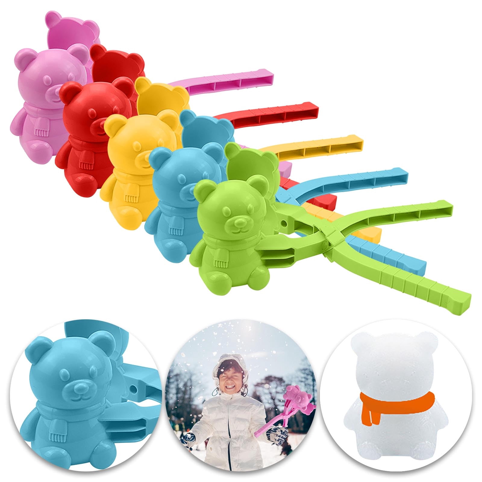 Moule à Boules De Neige En Forme De Chat - Jouet D'extérieur Pour Enfants Et Adultes, Pour Batailles De Neige Ou Sable | Couleur Aléatoire - 9