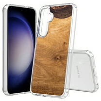 TalkingCase Slim Fit Phone Case Compatible for Samsung Galaxy S25  Plus(Not S25/ S25 Ultra), Wood Grain 9 Print, Lightweight,Flexible, USA Print