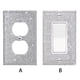 thumbnail image 3 of Billuyoard Cubierta de interruptor Placa de pared Suministros para el hogar Adhesión Artesanía Luz exquisita Lavable Pegatina autoadhesiva de Decoración del hogar 101 Billuyoard HA066701-02, 3 of 6
