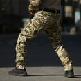 thumbnail image 5 of KIHOUT Pantalon de Randonnée pour Homme, Pantalon Cargo Camouflage en Ripstop, Pantalon d'Extérieur Tactique d'Alpinisme Décontracté à Multiples Poches, 5 of 5