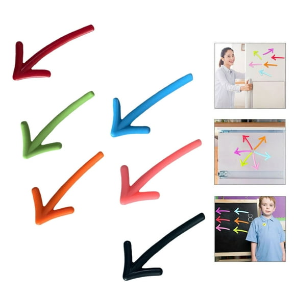 Smileshiney Whiteboard Classroom Set Durable Kitchen Fridge Craft Stationery Tools 6PCS