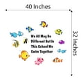 thumbnail image 4 of Music and Peotry Is From Yellow Fish Mermaid Dolphin Colorful Fish Salt Water Princess Creatures Seahorse Queen Sweet Unicorn Lovely Dream Decorating Wall Decal Sticker - Size: 40 In X 32 In, 4 of 5