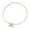 Silver, variant on Trending Floral Necklace for Women: Sophisticated Luxury-Inspired Rhinestone Open-Front Collar Chain Elegant Minimalist Design, Versatile Accessory