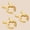 Yellow 3pcs, variant on Silicone Utensil Rest Clip-On Pot Handle Holder - Deer Antler Shape, Heat Resistant (Up to 446°F) Spoon Rest & Boil Stopper, Kitchen Space-Saving Gadget