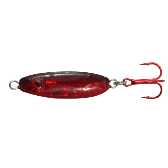 Northland Tackle Buck Shot Rattle Spoon, Freshwater, Super-Glo Redfish
