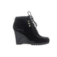 thumbnail image 4 of Womens MICHAEL Michael Kors Rory Wedge Booties, Black, 4 of 5