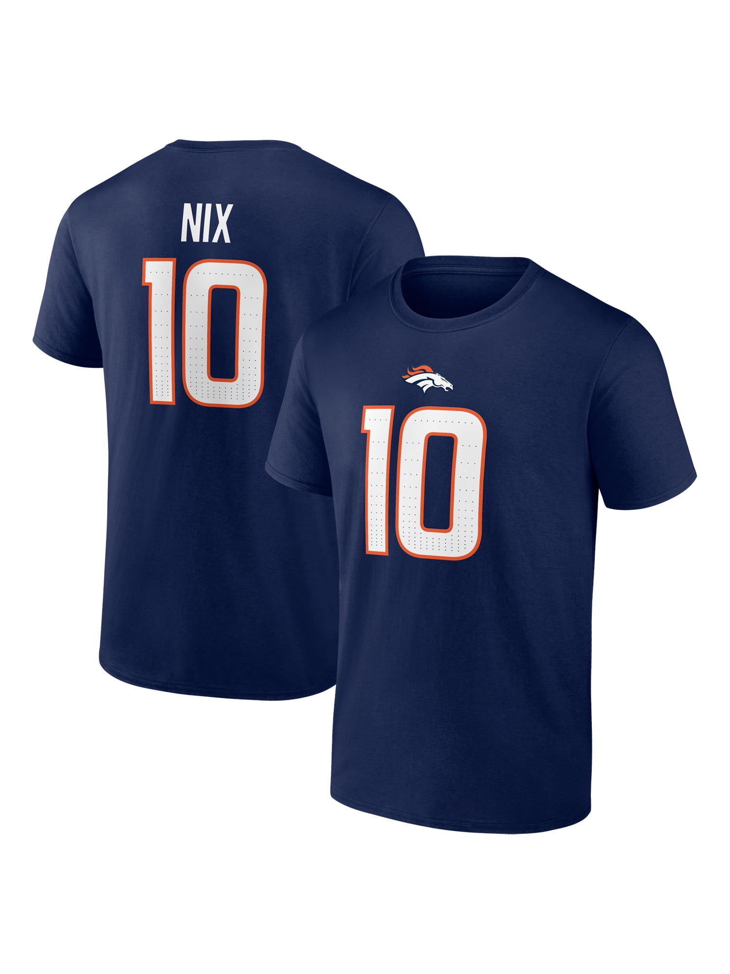 NFL Bo Nix Denver Broncos Men's Player Short Sleeve T-Shirt