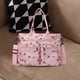 thumbnail image 3 of Bolsa de hombro cruzado para mujer de print rosa, gran capacidad, casual, 3 of 5