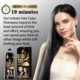 thumbnail image 2 of Black Hair Color Shampoo for Gray Hair Instant Hair Dye Shampoo Hair Coloring in Minutes Natural and Long lasting colour Hair Dye Shampoo for Men and Women 14.2 Fl.Oz, 2 of 7