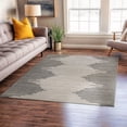 thumbnail image 6 of World Rug Gallery Area Rug Bohemian Stripe Jute Rug Carpets for Living Room Rugs for Sale - CREAM 6'6"x6'6", 6 of 8