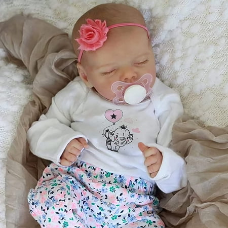 Reborn Baby Dolls 17 inch Realistic Newborn Baby Dolls Poseable Real Life Baby Dolls Girl for Age 3 +