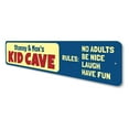 thumbnail image 4 of Kid Cave Rules Novelty Decor, Metal Wall Sign - 4x18 Inches, 4 of 4
