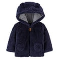 thumbnail image 2 of Carter's Baby Sherpa Jacket, Navy Blue, 18 Months, 2 of 2