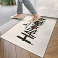 thumbnail image 4 of Happy Halloween Pumpkin Ghost Non Slip Washable Door Mat Pumpkin Skull Bat Spider Welcome Mat Funny for Door Kitchen Bathroom Bedroom Crystal Velvet 30x17 Inches, 4 of 7