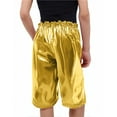 thumbnail image 4 of RXIRUCGD 2025 Summer Clothes for Kids Solid Color Loose Glossy Straight Leg Shorts For Boys And Girls Five Part Shorts For Performance Mid Length Shorts, 4 of 4