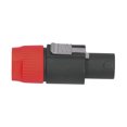 thumbnail image 4 of Twist Lock Audio Connector, 4 Pole Speaker Plug Locking Design Mount Socket Waterproof  For Shells For Power  For 6~15mm Wires Red, 4 of 8