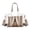 Khaki, variant on Modisza Women's Clear Tote Bag Fashion Crossbody Shoulder Purses Water Proof Travel Work Handbags Ladies Stadium Events Satchel White