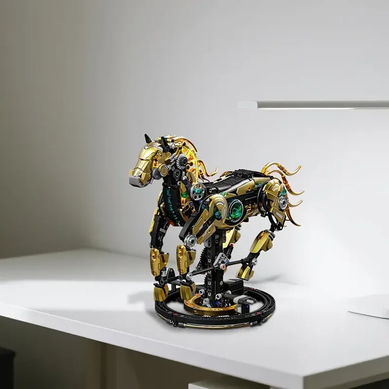 Mechanical Horse Building Block Set Build & Pose Martinique