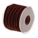 thumbnail image 3 of Rollo de cinta de terciopelo de 10 mm de ancho y 20 yardas para manualidades, decoración de bodas café, 3 of 6