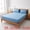 59.1"x78.7" Dark Blue, variant on Unique Bargains Microfiber Bed Sheets Cooling for Comfortable Sleep 59.1"x78.7" Dark Grey